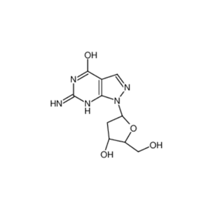 6-氨基-1-(2-脱氧-BETA-D-赤式-呋喃戊糖基)-1,5-二氢-4H-吡唑并[3,4-D]嘧啶-4-酮