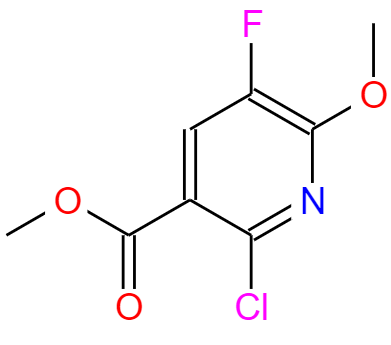 2-氯-5-氟-6-甲氧基尼古丁酸甲酯,2-chloro-5-fluoro-6-methoxynicotinic acid