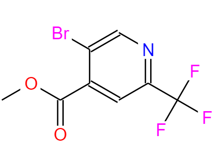 2-三氟甲基-5-溴异烟酸甲酯,methyl 5-bromo-2-(trifluoromethyl)isonicotinate