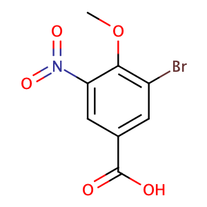 3-溴-4-甲氧基-5-硝基苯甲酸,3-BroMo-4-Methoxy-5-nitrobenzoic acid