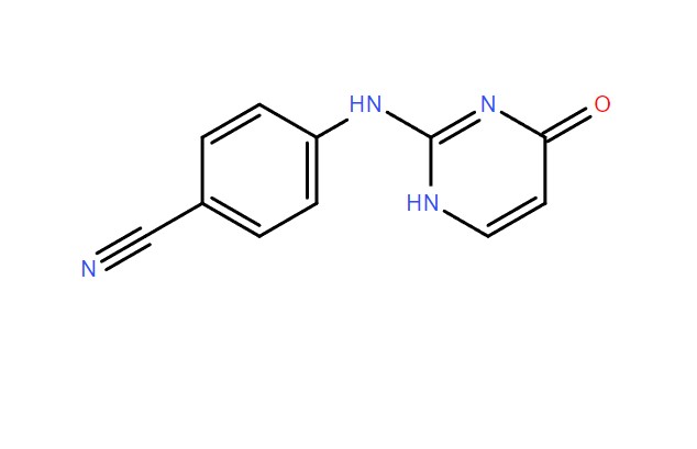 4-[(4-羟基-2-嘧啶基)氨基]苯腈,4-((4-Oxo-1,4-dihydropyriMidin-2-yl)aMino)benzonitrile