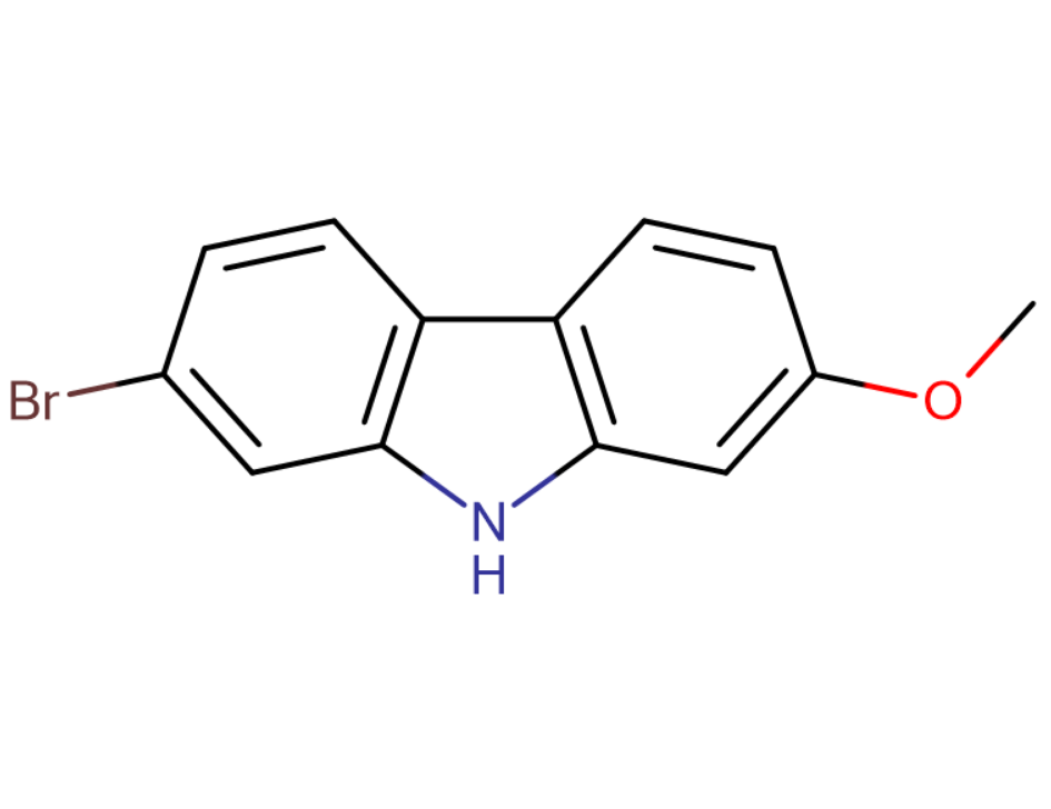 2-溴-7-甲氧基咔唑,2-bromo-7-methoxy-9H-carbazole