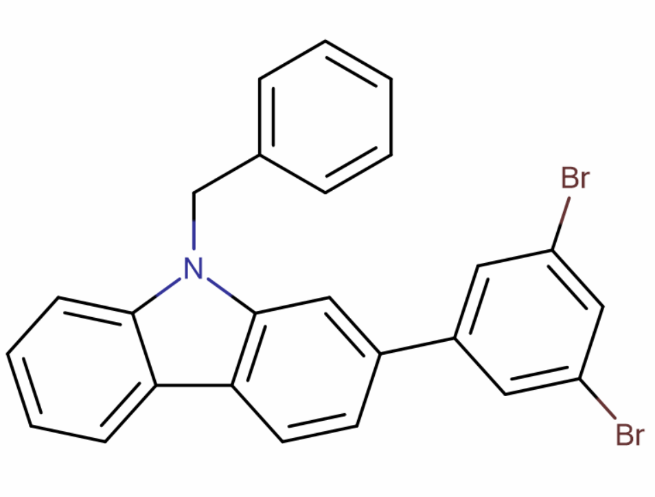 2-(3,5-二溴苯基)-9-苯基咔唑,2-(3,5-Dibromophenyl)-9-phenyl-9H-carbazole