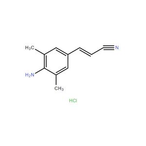 (E)-3-(4-氨基-3,5-二甲基苯基)丙烯腈盐酸盐,(E)-3-(4-AMino-3,5-diMethylphenyl)acrylonitrile Hydrochloride