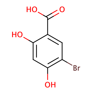 5-溴-2,4-二羟基苯酸