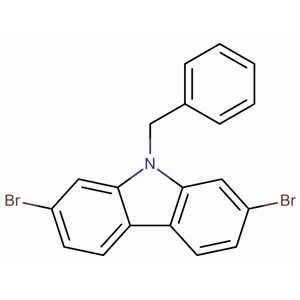 9-苄基-2,7-二溴-9H-咔唑,9-Benzyl-2,7-dibromo-9H-carbazole