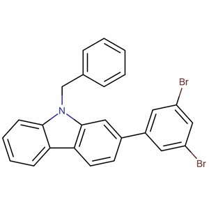 2-(3,5-二溴苯基)-9-苯基咔唑,2-(3,5-Dibromophenyl)-9-phenyl-9H-carbazole