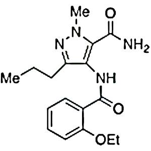 西地那非杂质,4-(2-Ethoxybenzamido)-1-methyl-3-n-propylpyrazole-5-carboxamide
