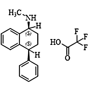 3,4-去氯舍曲林三氟醋酸盐,(1S,4S)-N-methyl-4-phenyl-1,2,3,4-tetrahydronaphthalen-1-amine 2,2,2-trifluoroacetate