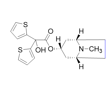 噻托溴銨雜質(zhì)22,(1R,3r,5S)-8-methyl-8-azabicyclo[3.2.1]octan-3-yl 2-hydroxy-2,2-di(thiophen -2-yl)acetate