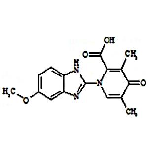 1.4-二氢-1-（5-甲氧基-1H-苯并咪唑-2-基）-3.5-二甲基-4-氧代-2-吡啶羧酸