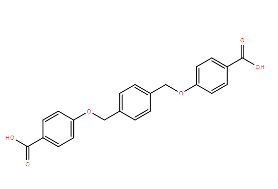 4,4′-{[1,4-phenylenebis(methylene)]bis(oxy)}dibenzoic acid,4,4′-{[1,4-phenylenebis(methylene)]bis(oxy)}dibenzoic acid