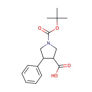 1-(叔丁氧羰基)-4-苯基吡咯烷-3-甲酸,1-(tert-Butoxycarbonyl)-4-phenylpyrrolidine-3-carboxylic acid