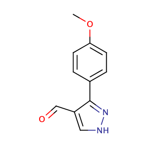 3-(4-甲氧基苯基)-1H-吡唑-4-甲醛