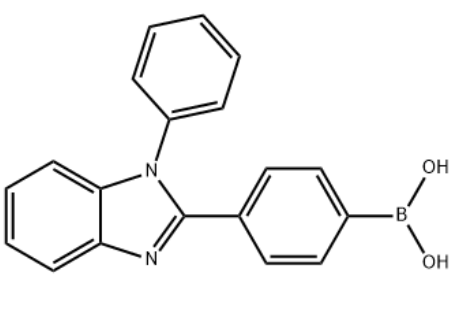 B-[4-(1-苯基-1H-苯并咪唑-2-基)苯基]-硼酸,B-[4-(1-phenyl-1H-benzimidazol-2-yl)phenyl]-boronicacid