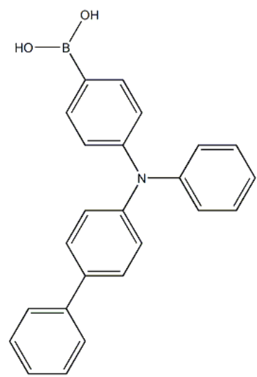 4-[N-(联苯-4-基)-N-苯胺基]苯硼酸,B-[4-([1,1'-Biphenyl]-4-ylphenylaMino)phenyl]boronicacid