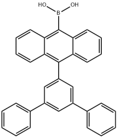 10-([1,1':3',1''-三苯基]-5'-基)蒽-9-硼酸,(10-([1,1':3',1''-terphenyl]-5'-yl)anthracen-9-yl)boronicacid