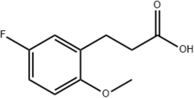 3-（5-氟-2-甲氧基苯）丙酸,5'-Fluoro-2'-methoxyphenylpropionic acid