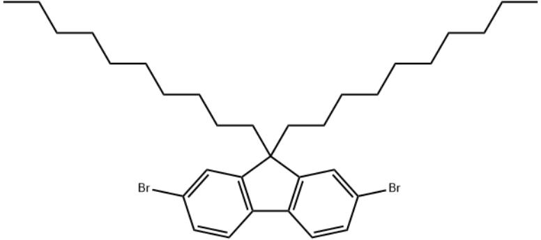 2,7-二溴-9,9-二癸基芴,2,7-dibromo-9,9-didecyl-9H-fluorene