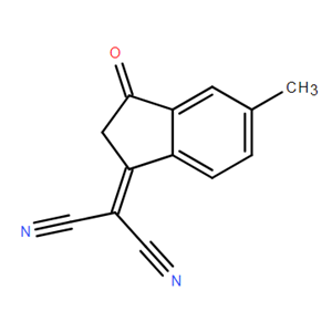 OC1176, 5(6)-甲基-3-(二氰基亚甲基)茚-1-酮混合物,2-(6-Methyl-3-oxo-indan-1-ylidene)-malononitrile