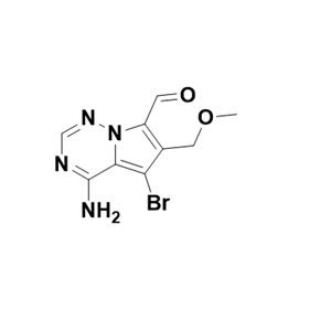 吡咯并[2，1-f][1，2，4]三嗪-7-甲醛， 4-氨基-5-溴-6-甲氧基甲基