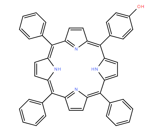 5-(羟苯基)- 10,15,20-苯基卟啉,5,10,15-triphenyl-20-(4-hydroxyphenyl)-21H,23H-porphyrin