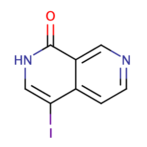 4-碘-2,7-萘啶-1(2H)-酮,4-iodo-1,2-dihydro-2,7-naphthyridin-1-one