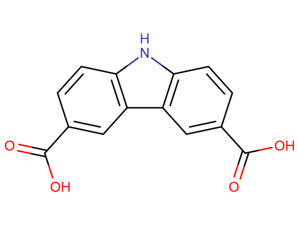 3,6-咔唑二羧酸,9H-carbazole-3,6-dicarboxylic acid