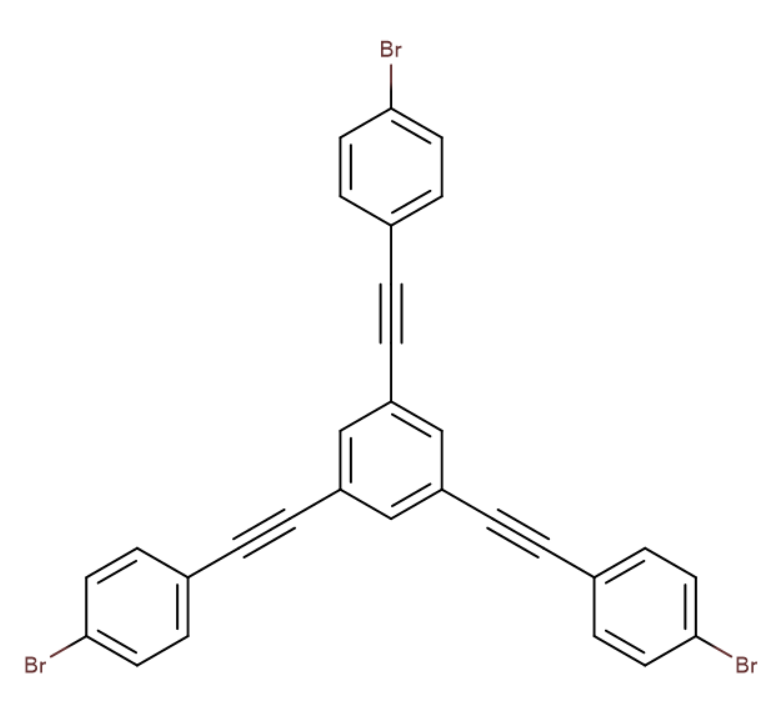 Benzene, 1,3,5-tris[2-(4-bromophenyl)ethynyl]-