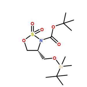 tert-butyl (R)-4-(((tert-butyldimethylsilyl)oxy)methyl)-1,2,3-oxathiazolidine-3-carboxylate 2,2-dioxide