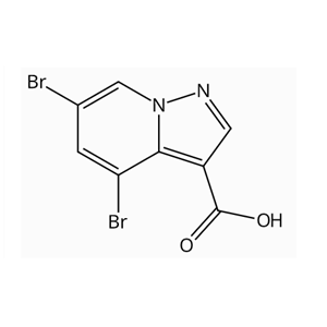 4,6-二溴吡唑并[1,5-A]吡啶-3-甲酸,Pyrazolo[1,5-a]pyridine-3-carboxylic acid, 4,6-dibromo-