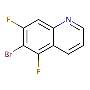 6-溴-5,7-二氟喹啉,6-Bromo-5,7-difluoroquinoline