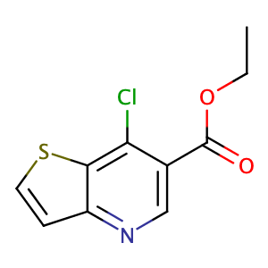 7-氯噻吩并[3,2-b]吡啶-6-羧酸乙酯,Ethyl 7-chlorothieno[3,2-b]pyridine-6-carboxylate