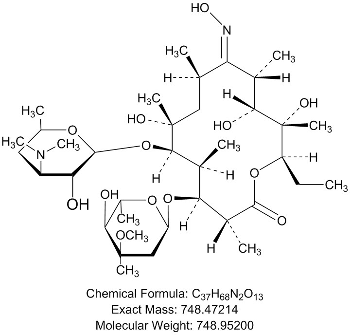(9E)-红霉素A肟,(9E)-Erythromycin A Oxime,Erythromycin A (E)-9-oxime,Clarithromycin Impurity J(EP),Roxithromycin Impurity C