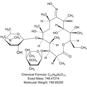 (9E)-红霉素A肟,(9E)-Erythromycin A Oxime,Erythromycin A (E)-9-oxime,Clarithromycin Impurity J(EP),Roxithromycin Impurity C