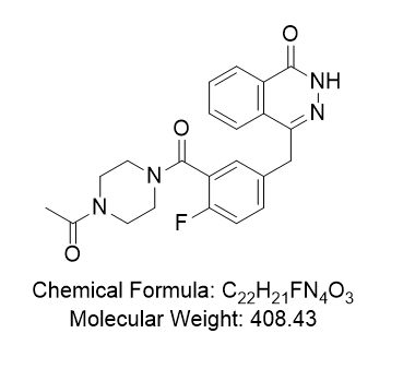 奥拉帕利杂质09,4-(3-(4-acetylpiperazine-1-carbonyl)-4-fluorobenzyl)phthalazin-1(2H)-one