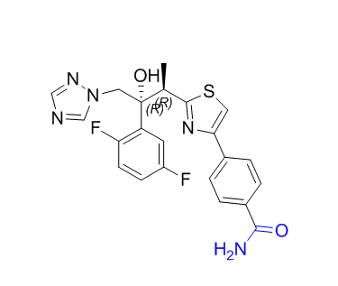 艾沙康唑鎓杂质10,4-(2-((2R,3R)-3-(2,5-difluorophenyl)-3-hydroxy-4-(1H-1,2,4-triazol-1-yl)butan-2-yl)thiazol-4-yl)benzamide