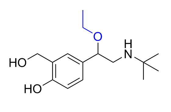 沙丁醇胺雜質(zhì)35,4-(2-(tert-butylamino)-1-ethoxyethyl)-2-(hydroxymethyl)phenol