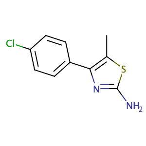 4-(4-氯苯基)-5-甲基-噻唑-2-胺,4-(4-CHLORO-PHENYL)-5-METHYL-THIAZOL-2-YLAMINE