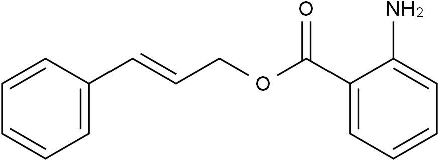 邻氨基苯甲酸肉桂酯,Cinnamyl anthranilate