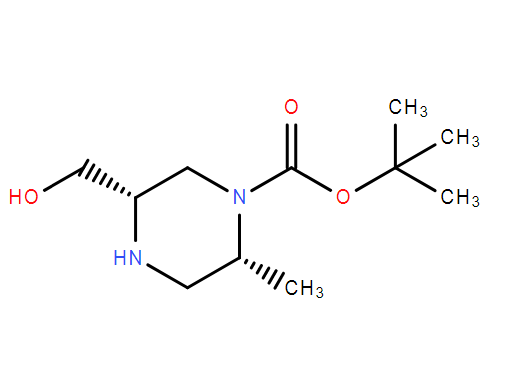 (2R,5S)-5-(羟甲基)-2-甲基哌嗪-1-羧酸叔丁酯,1-Piperazinecarboxylic acid, 5-(hydroxymethyl)-2-methyl-, 1,1-dimethylethyl ester, (2R,5S)-