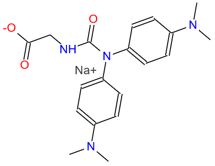 N-(羧甲基氨基羰基)-4,4’-双(二甲氨基)二苯胺钠盐,Sodium 2-(3,3-bis(4-(dimethylamino)phenyl)ureido)acetate