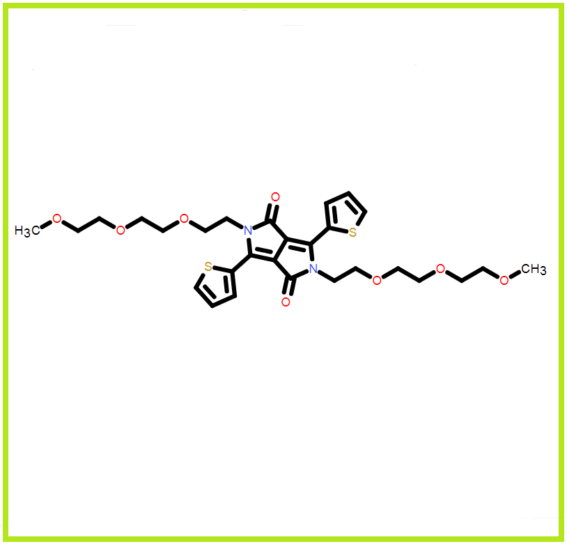 2,5-雙(2-(2-(2-甲氧基乙氧基)乙氧基)乙基)-3,6-二(噻吩-2-基)吡咯并[3,4-C]吡咯-1,4(2H,5H)-二酮,2,5-bis(2-(2-(2-methoxyethoxy)ethoxy)ethyl)-3,6-di(thiophen-2-yl)pyrrolo[3,4-c]pyrrole-1,4(2H,5H)-dione