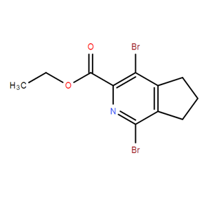 1,4-二溴-6,7-二氢-5H-环戊[C]吡啶-3-羧酸乙酯