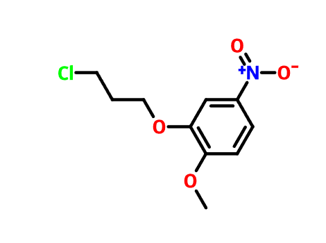 2-(3-氯丙氧基)-1-甲氧基-4-硝基苯,2-(3-CHLOROPROPOXY)-1-METHOXY-4-NITROBENZENE