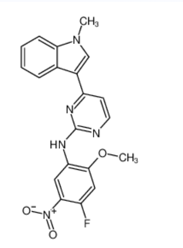 AZD9291中间体2,N-(4-fluoro-2-Methoxy-5-nitrophenyl)-4-(1-Methylindol-3-yl)pyriMidin-2-aMine