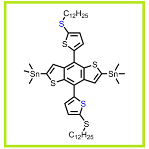 (4,8-双(5-(十二烷基硫基)噻吩基)苯并[1,2-b:4,5-b']二噻吩基)双(三甲基锡)