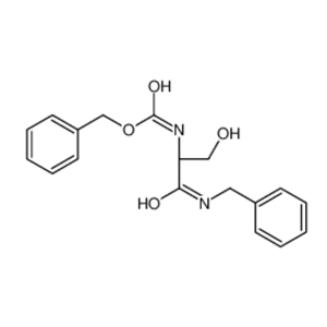 (R)-N-苄基-2-(苄氧羰基氨基)-3-羟基丙酰胺,N-[(1R)-1-(Hydroxymethyl)-2-oxo-2-[(phenylmethyl)amino]ethyl]carbamic acid benzyl ester
