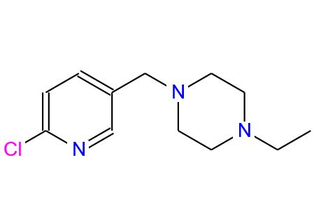 1-[(6-氯吡啶-3-基)甲基)-4-乙基哌嗪,1-((6-chloropyridin-3-yl)methyl)-4-ethylpiperazine