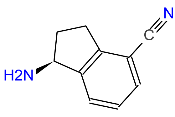 (S)-1-氨基-2,3-二氫-1H-茚-4-甲腈-鹽酸鹽,(1S)-1-amino-2,3-dihydro-1H-indene-4-carbonitrile,hydrochloride